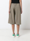 Wide leg soft short trousers