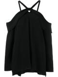 off-shoulder long sleeve top