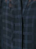 checked sheer blouse 