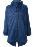 asymmetric zip parka jacket