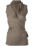 draped fitted top 