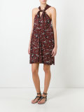 printed sleeveless dress