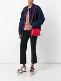drawstring bomber jacket