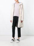 fur hooded parka  coat