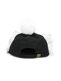 pompom veil cap