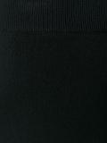 buttoned straight skirt