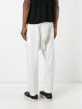 drop-crotch trousers
