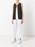 zip-up lightweight gilet 