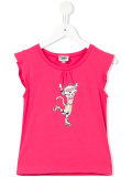 cat print T-shirt 