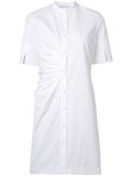 button front shirt dress