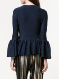 knitted bell sleeve top