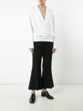 relaxed lapel blouse