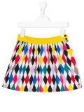 Harlequinn print skirt