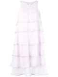 layered flared dress
