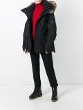 Ski fur trim parka