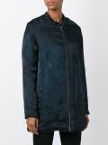 zipped oversized jacket