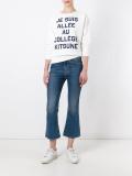quote print sweatshirt