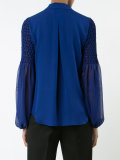 sheer sleeves shirt 