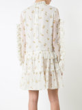 layered floral print dress