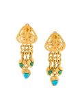 tribal clip-on earrings