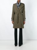 fur trimmed military coat 