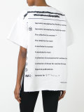 archive print oversized T-shirt