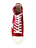 'Francy' velvet hi-top sneakers