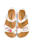 floral print sandals