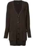 ribbed detail cardigan 