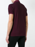 contrast collar polo shirt