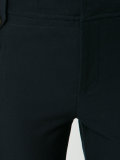 buttoned high-waisted trousers