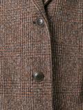 tweed check coat