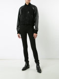 cropped varsity jacket