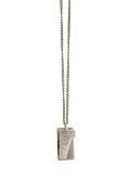 plaques pendant short necklace