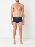 side stipes swimming trunks