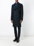 double-breasted mid coat
