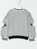 ruffled sweatshirt