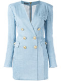 double breasted denim dress