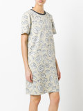 floral T-shirt dress