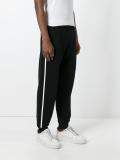 contrast stripe track pants