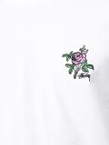 floral embroidery T-shirt