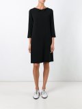 three-quarters sleeve dress