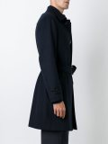 belted single breasted coat
