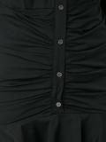 gathered detail shirt dress