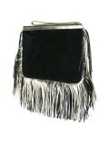 fringed edge clutch bag