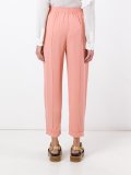 tapered ankle length trousers