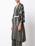 striped kimono