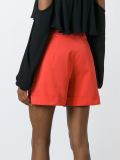box pleat shorts