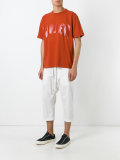'golden' print T-shirt
