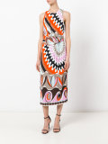 sleeveless printed dress